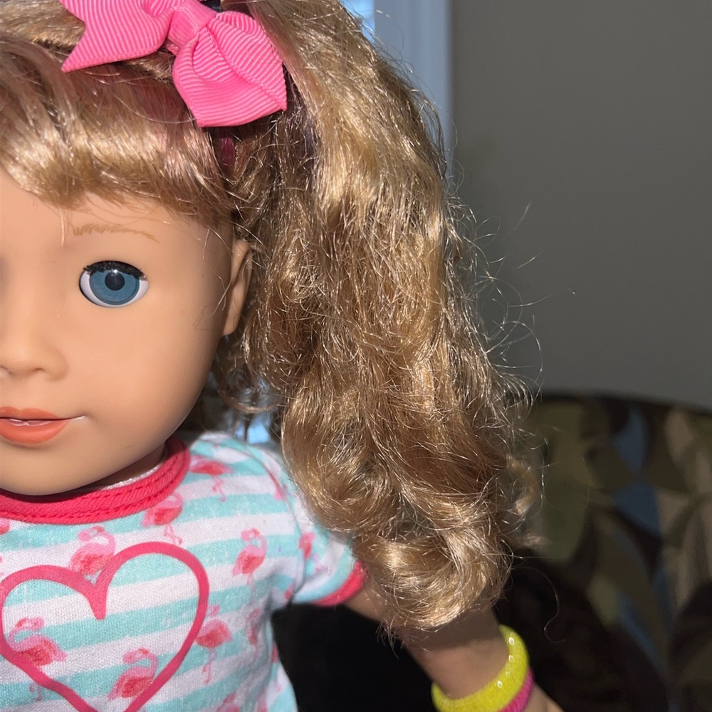 American Girl Courtney Doll 80s, Messy Hair - Picture 5 of 16